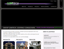 Tablet Screenshot of lumitech.ca