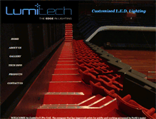 Tablet Screenshot of lumitech.com.au