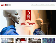 Tablet Screenshot of lumitech.at